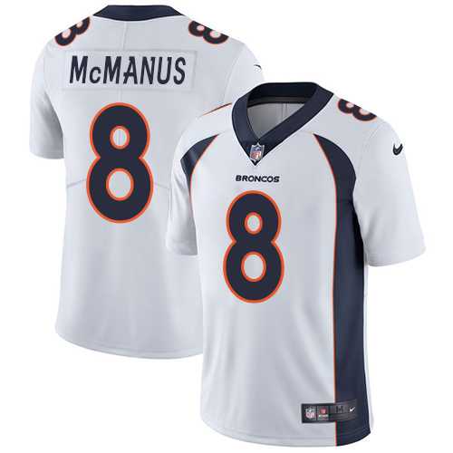 Nike Denver Broncos #8 Brandon McManus White NFL Vapor Untouchable Limited Jersey,We sell and wholesale Nike Denver Broncos #8 Brandon McManus White NFL Vapor Untouchable Limited Jersey on line form chian!